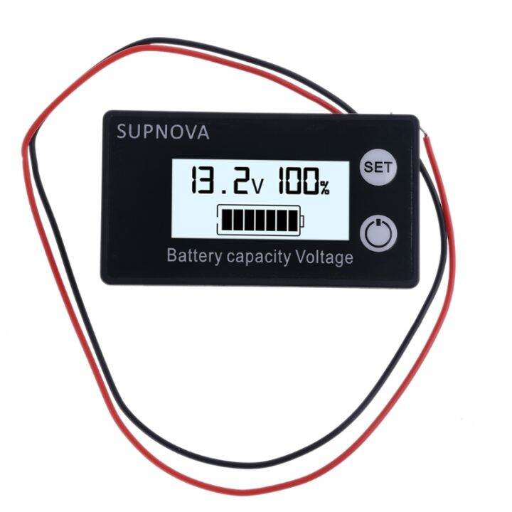 Waterproof Battery Capacity Indicator for DC 10V-100V Lead Acid Lithium ...