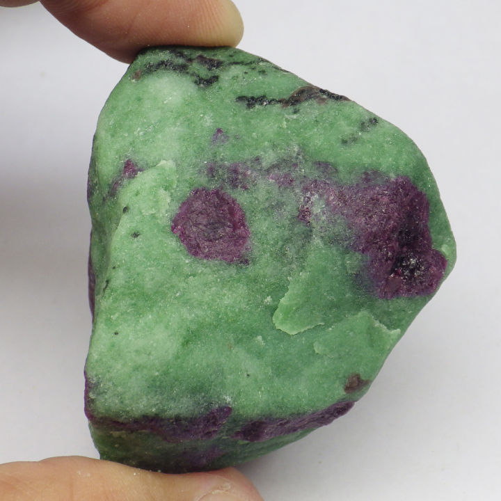 พลอย-ก้อน-รูบี้-ซอยไซต์-ธรรมชาติ-ดิบ-แท้-unheated-natural-ruby-in-zoisite-น้ำหนัก-713-กะรัต