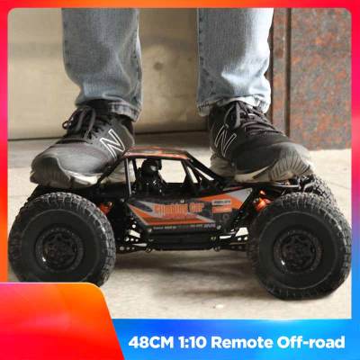 1:10รถ RC 4X4 USB ชาร์จไร้สาย Mobil Remote Control ความเร็วสูง4WD รถออฟโรดขับเคลื่อนสี่ล้อของเล่นไฟฟ้าวันเกิดของเด็กของขวัญ48ซม./28ซม. 1:14