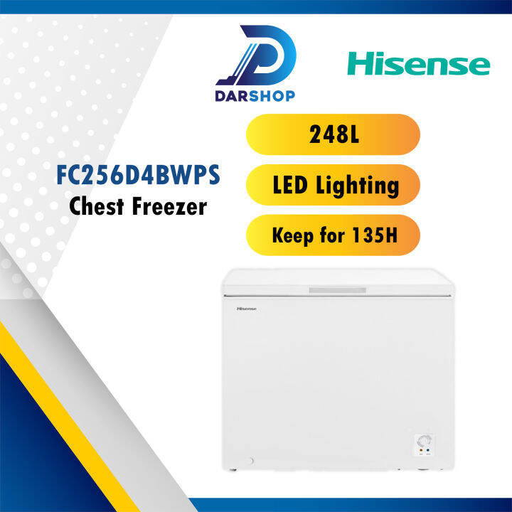 Hisense Chest Freezer (248L) FC256D4BWPS Lazada