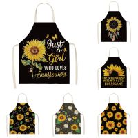 【DT】hot！ Pattern Printed Cotton Aprons Cleaning Apron Wear Adult Bibs Pinafore accessories