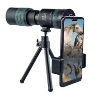 Tongdaytech 8-24X30mm Zoom Monocular Telescope With Tripod Telephoto Phone Camera Lens For Iphone Samsung Lente Hunting Camping