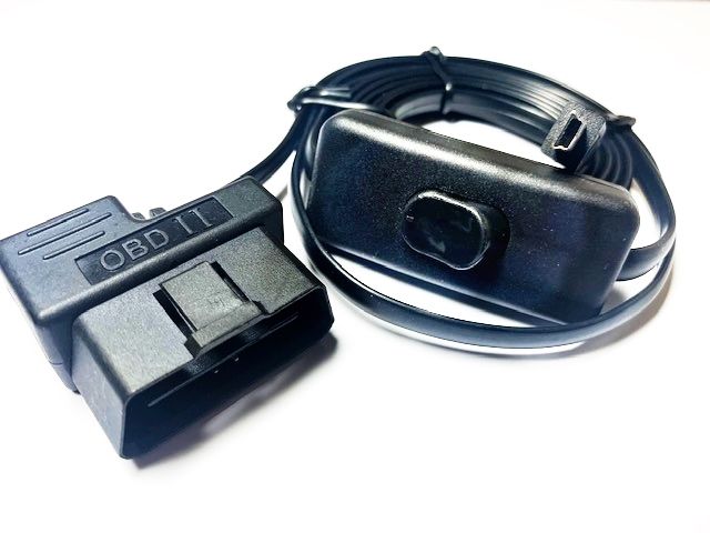 สาย OBD II Cable to Mini USB สำหรับ Smart Gauge แบบมีสวิทช์เปิดปิด