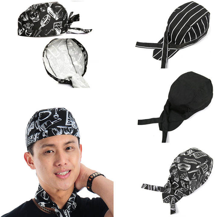 Chef Hat for Men/ Women Chef Hat Cooking Head Wrap Kitchen Catering