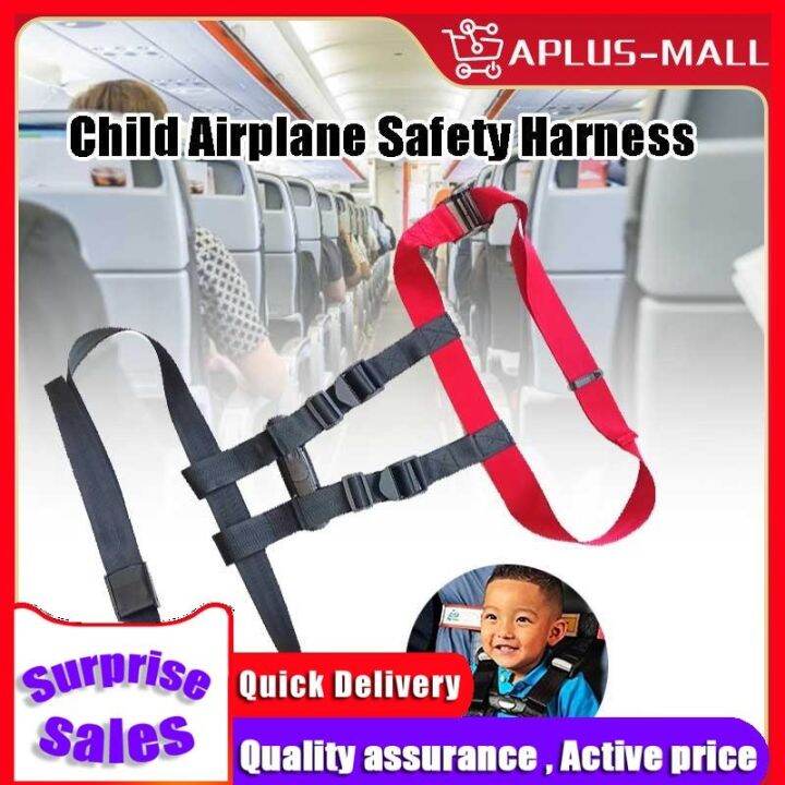 1Pcs Child Safety Airplane Travel Harness Travel Restraint System Belt