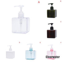 (Clearwater) Botol Plastik Transparan Kosong Portable Untuk Lotion Shampoo