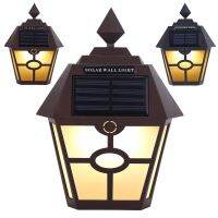 HOT-Solar Lights for Wall, Porch, Garden, Fence, Path, Walkway; Sun Powered Outdoor Patio Deck Yard Lamps,Light Sensor Auto On/O