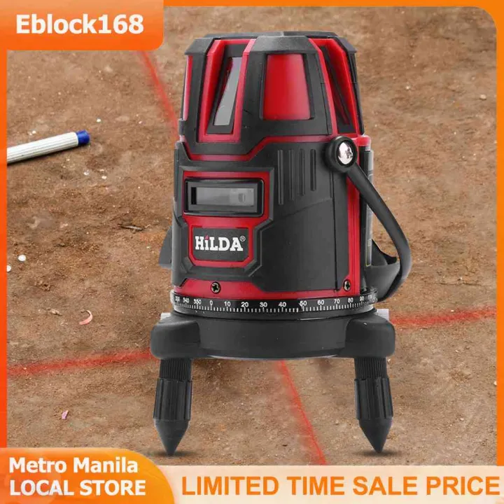 5 Line Red Beam Infrared Laser Level Meter Selfleveling Level
