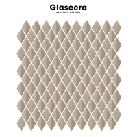 Glascera กระเบื้องโมเสคแก้ว ชนิดผิวมัน สีสันสวยงาม ไม่ดูดซึมน้ำ ไม่เกิดเชื้อรา ตกแต่งภายในและภายนอก Diamond Latte