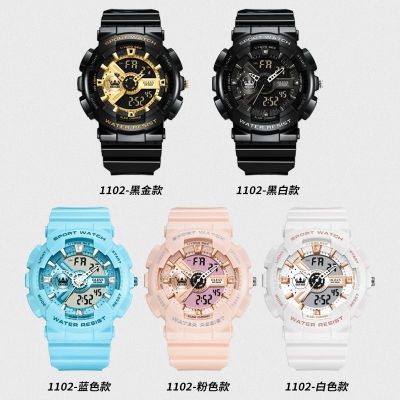 นาฬิกาผู้ชาย✼ Orishigh school student electronic watch mens and womens watch multi-function alarm clock luminous waterproof junior high school student student watch