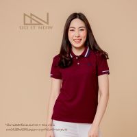 เสื้อโปโล รุ่น Rocking Horse  ?สีเลือดหมู? (หญิง)  By Doitnow  สินค้าคุณภาพ จากแห่งผลิตโดยตรง!!