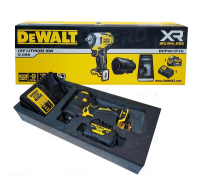 DEWALT บล็อกกระแทกไร้สาย 4หุน 12V  รุ่น DCF901P1G พร้อมแบต5.0Ahx1ก้อน/แท่นชาร์จ1อัน ของแท้พร้อมส่งโดยตัวแทนจำหน่าย