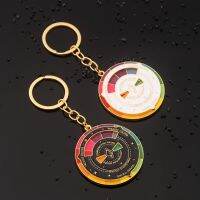 【LZ】☋  New Spinning Cor Compass Keychain Rotatable Paleta Arte Multicolor Roda Metal Pingente Chaveiro Moda Jóias Presente