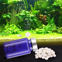 60pcs CO2 Tablet Water Grass Aquarium Plants Aquatic Leaf Float Grass CO2 Carbon Dioxide Tablets Diffuser for Fish Tank Aquarium