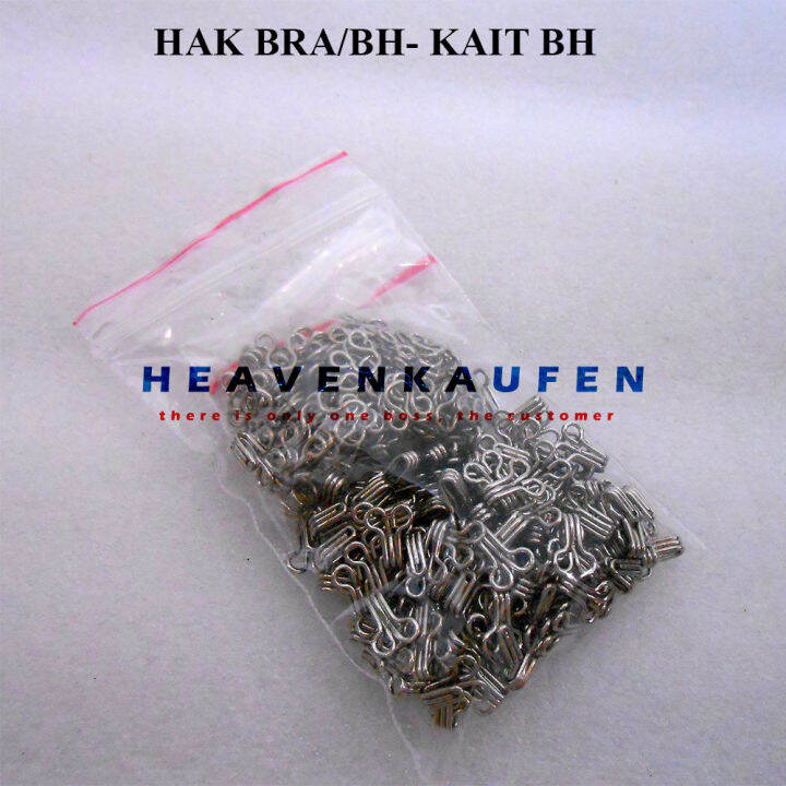 Kait Pengait Hak Bra Bh Silver Harga Per Pack Isi Pcs Lazada Indonesia