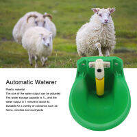 Automatic Waterer ปรับปริมาณน้ำ 1L ความจุน้ำพลาสติกปศุสัตว์ชามน้ำสำหรับหมูวัวแกะ