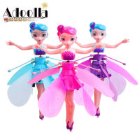 Adoolla【ready Stock】Magic Flying Fairy Princess Doll For Kids Usb Rechargeable Gesture Sensing Mini Flying Toy For Indoor【cod】