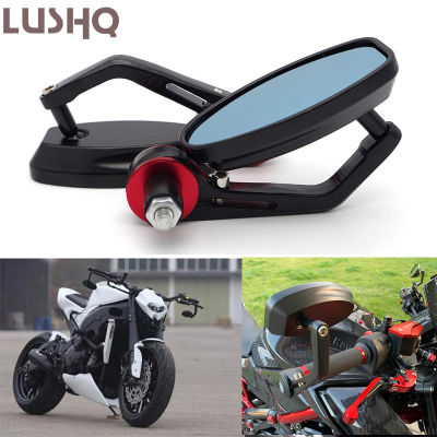 Motorcycle Bar End Mirror Moto Rearview Mirrors For YAMAHA dragstar 650 pw 80 fz1 fz6s mt03 mt07 virago 535