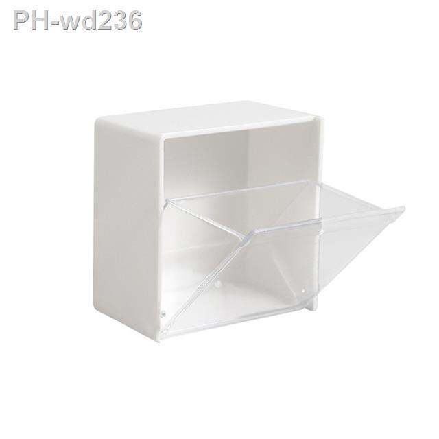 plastic-wall-mounted-storage-boxes-dustproof-bathroom-organizer-for-cotton-swabs-makeup-adhesive-small-jewelry-holder-box