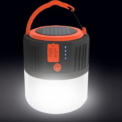 USB Rechargeable Tent Lamp Lantern Camping LED Solar