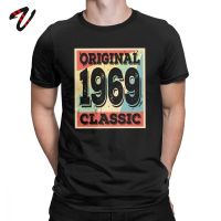 Original T Shirt Man 1969 Classic Father Day Gift 50 Years Old 100% Cotton T-Shirt Popular O-Neck Tops Present Clothes Plus Size S-4XL-5XL-6XL