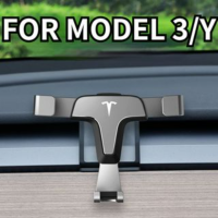 Tesla Model 3/y ชั้นวางโทรศัพท์มือถือ แรงโน้มถ่วง ดัดแปลง อุปกรณ์เสริม สําหรับติดภายในรถยนต์