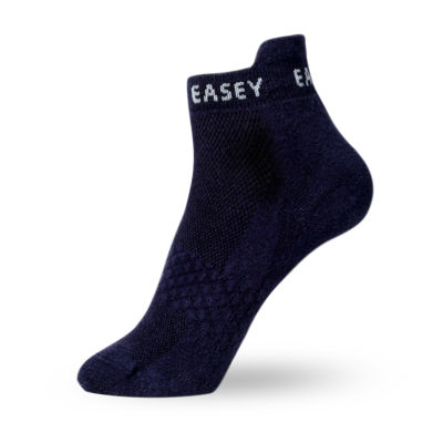 Easey ถุงเท้าเพื่อสุขภาพ ลดกลิ่นอับ ES Light - Low cut MT Navy