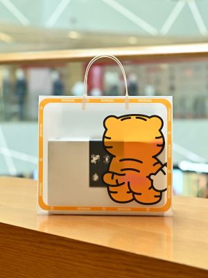 High-end pvc transparent gift bag six one childrens handbag cartoon kindergarten gift bag plastic bag custom 【MAY】