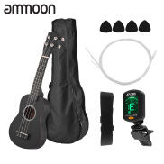 Bộ Ukelele Ukulele Soprano Âm Thanh Màu 21 Inch Basswood Kèm Túi Đựng Dây