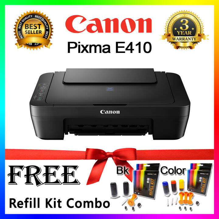 Canon Pixma E410 Color Inkjet Multifunction Printer New Model of Canon