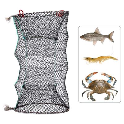 กรงการตกปลาพับได้,อุปกรณ์ตกข่ายสำหรับตกปลาสำหรับกลางแจ้งกรงตกข่ายสำหรับตกปลาตาข่ายดักปลากั้งกับดักล็อบสเตอร์