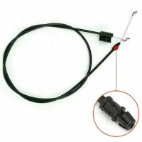 Lawn Mower Throttle Pull Engine Zone Control Cable With Z Shape Bend Garden Tool
