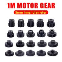 M1 5mm 11T 12T 14T 15T 17t 18t 20T 21t 22T 24T 25T 26T 28T 30T Black steel metal Pinion Motor Gear For 1/10 Rc Model Car Motor