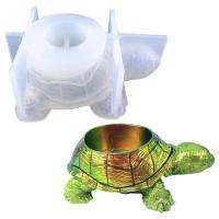 Plant Pot Silicone Mold Turtle Resin Mold Versatile DIY Drip Resin Flower Pot Ornament Plaster Mold for Home Office Decor &amp; Cabinet Gifts cosy