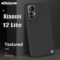 jianzhifen สำหรับ Xiaomi 12 Lite กรณี NILLKIN พื้นผิวไนล่อนไฟเบอร์ Soft TPU ฮาร์ดแผงโทรศัพท์ปกหลังสำหรับ Xiaomi Mi 12 Lite 12 Lite Mi12 Lite