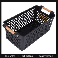 Plastic Desktop Storage Basket Rectangular Bathroom Portable Storage Box Bath Basket Kitchen Debris Multi-Purpose Baskets