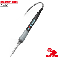 Instruments HANDSKIT 90วัตต์อุณหภูมิคงที่หัวแร้งไฟฟ้า180 ~ 480 °C อุณหภูมิปรับไฟฟ้าจอแอลซีดีจอแสดงผลดิจิตอล °C/°F แปลงเหล็กไฟฟ้า