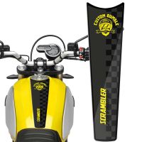 สำหรับ DUCATI Scrambler 800/1100คลาสสิกคันเร่งแผ่นถังน้ำมันรถจักรยานยนต์3M สติ๊กเกอร์ป้องกันอุปกรณ์เสริมสติกเกอร์กันน้ำ