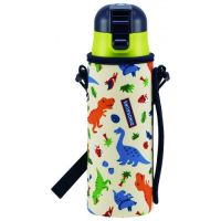 Skater KSDC4 Drink directly stainless Water bottle 470ml With cover Dinosaurus bg