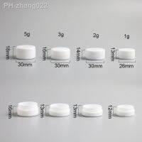 【CW】☂  10pcs1g/2g/3g/5g Plastic Makeup Jar Pots Transparent Sample Bottles Eyeshadow