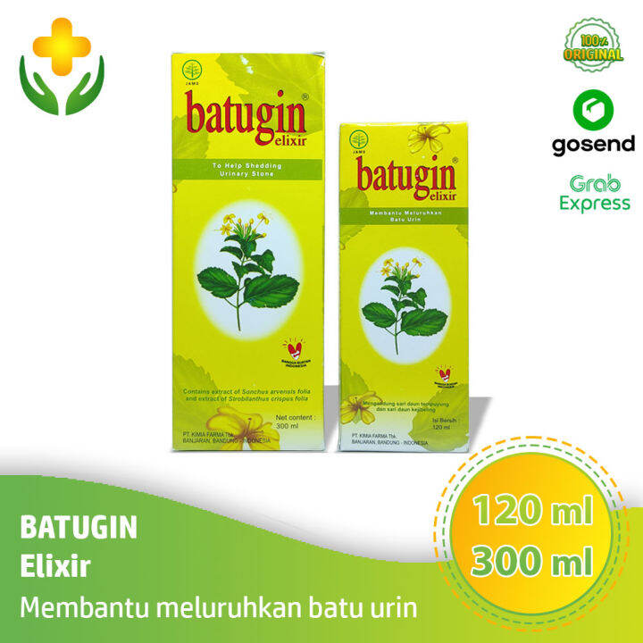 Batugin Elixir Sirup 300 Ml 120 Ml Meluruhkan Batu Ginjal | Lazada ...