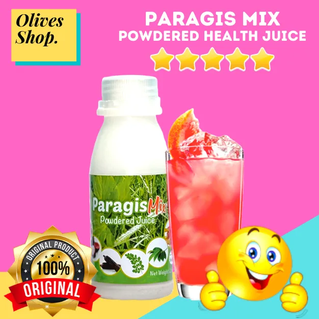 2 Bottles Paragis Mix Powdered Juice 100 Original and Authentic