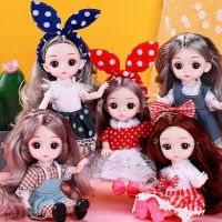 (Popular toys)  BJD 16เซนติเมตรจริงตุ๊กตา13ที่สามารถเคลื่อนย้ายข้อต่อของเล่นสำหรับเด็กสาวเด็กเจ้าหญิงเสื้อผ้าสูทอุปกรณ์ตกแต่งแต่งหน้าของขวัญ