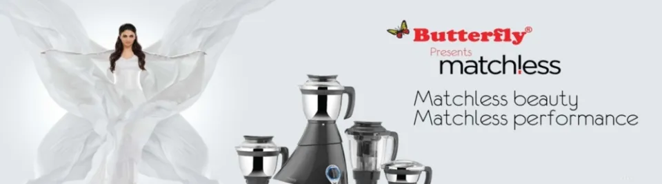 Butterfly Matchless Mixer Grinder, 750W, 4 Jars