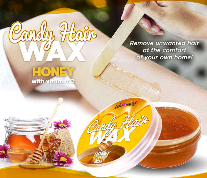 CANDY HAIR WAX Honey Flavor by Avelino Essentials ( sugar wax cold