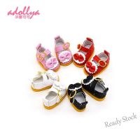 【Ready Stock】 ┇☫卐 C30 BJD doll Bow princess shoes 4.5cm Accessories 1/6 shoes girl toys shoes for dolls 1/6 diy shoelace