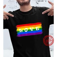 S-5XL เสื้อยืด พิมพ์ลายธง Lgbtq Gay Pride Love Rainbow Flag Pride Lgbt Grunge สีรุ้ง