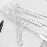 【CW】 1 Pc 15cm Transparent Ruler Student Measuring School Supplies Stationery