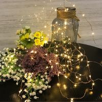 Outdoor Garden Christmas Tree Decor Led Copper Wire String Lights Outdoor Waterproof Bottle Light New Year Fairy Lamps 5m 50led Fairy Lights