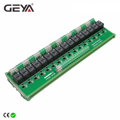 จัดส่งฟรี Geya 16กลุ่ม1SPDT 1nc1no โมดูลรีเลย์สำหรับ AC DC 5โวลต์12โวลต์24โวลต์ PLC คณะกรรมการรีเลย์12โวลต์10A แม่เหล็กไฟฟ้ารีเลย์